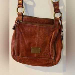 FOSSIL LEATHER CROSSBODY BAG